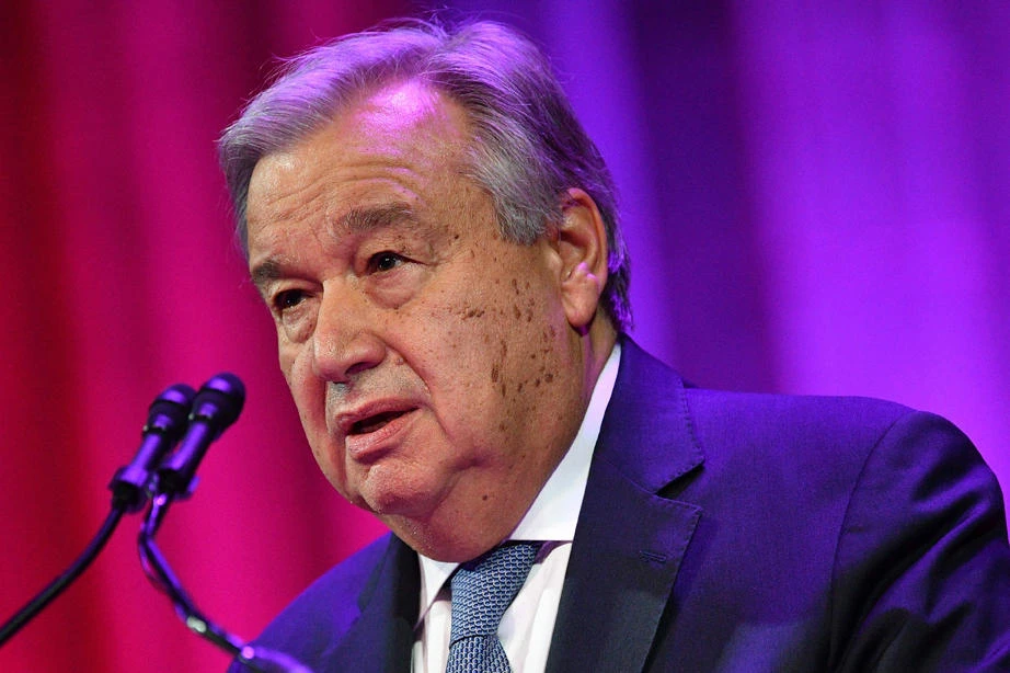 UN Secretary-General Antonio Guterres says G-20 leaders must “support a global migration system that can accommodate the demand for mobility that exists in our increasingly dynamic populations.” (AFP / MANDEL NGAN)