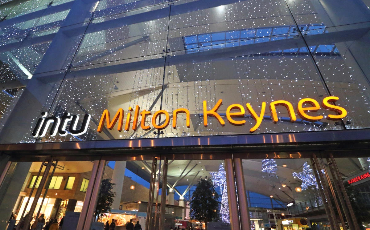 Intu Milton Keynes shopping center pictured during the holiday season. (Getty Images)