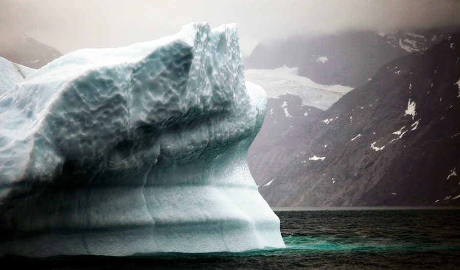 Climate change makes a difference to the speed of glacier melt and water supplies. (AP)
