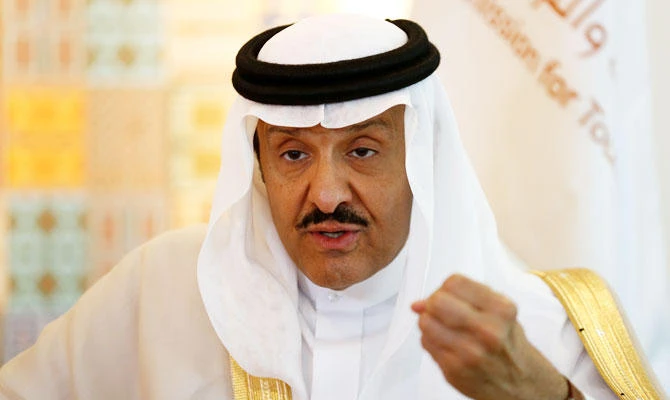 Saudi Tourism Minister Prince Sultan bin Salman speaks during an interview with Reuters in Riyadh, Saudi Arabia July 5, 2018. (REUTERS)