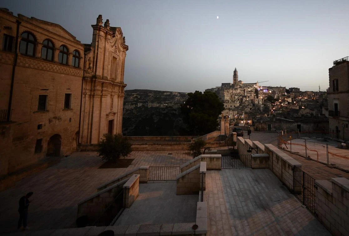 (FILES) This file photo taken on October 18, 2018 shows a general view of the southern Italian city of Matera, which has been selected as the 2019 European capital of culture. / AFP / Filippo MONTEFORTE