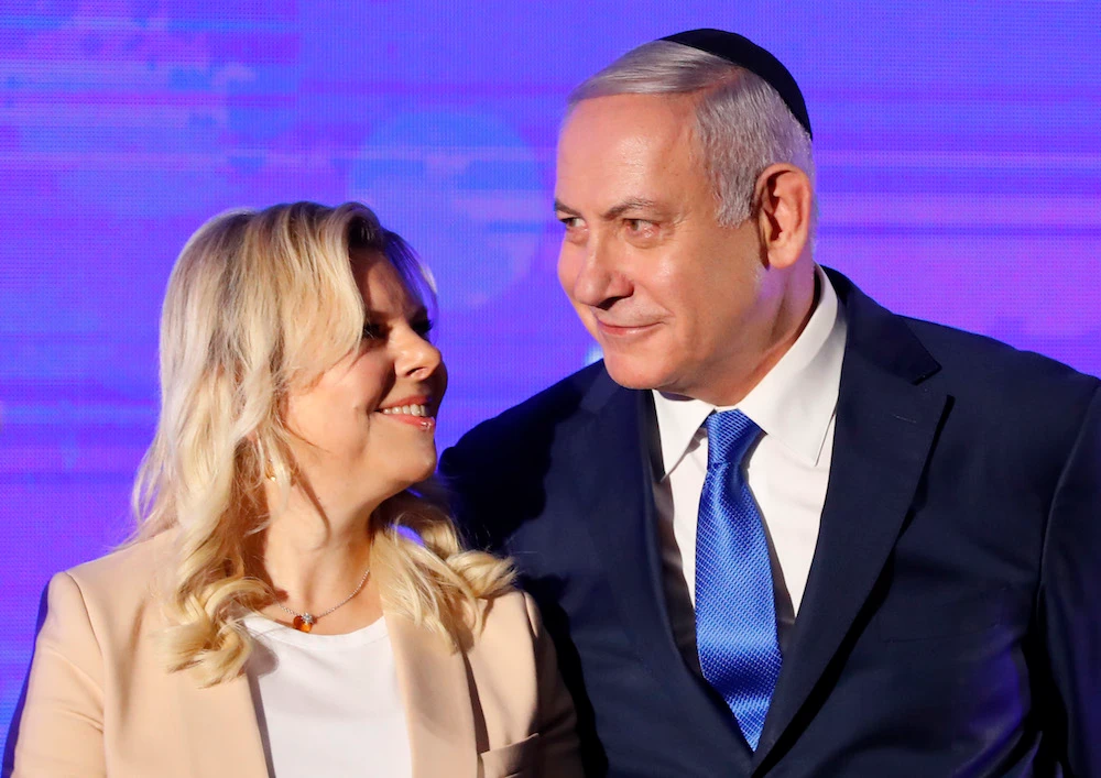 Israeli police recommended indicting Prime Minister Benjamin Netanyahu and his wife Sara for bribery and other offenses, the third such move against the premier in recent months. (AFP)