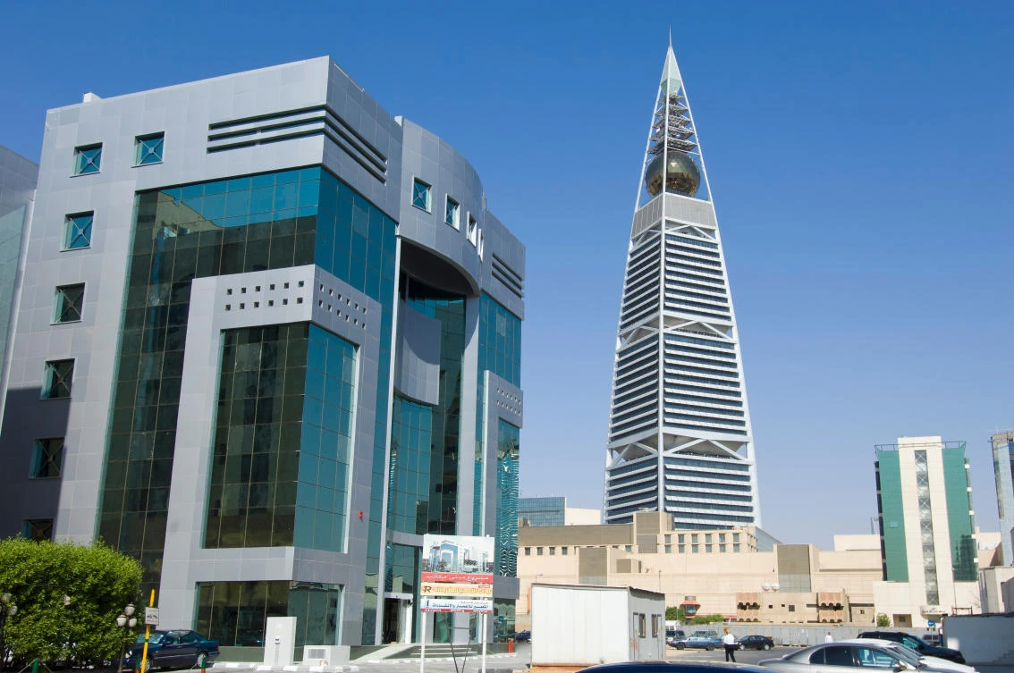 Demand in Riyadh is flat, with only a handful of properties such as Al-Faisaliah tower, right, retaining high occupancy levels. (Shutterstock)