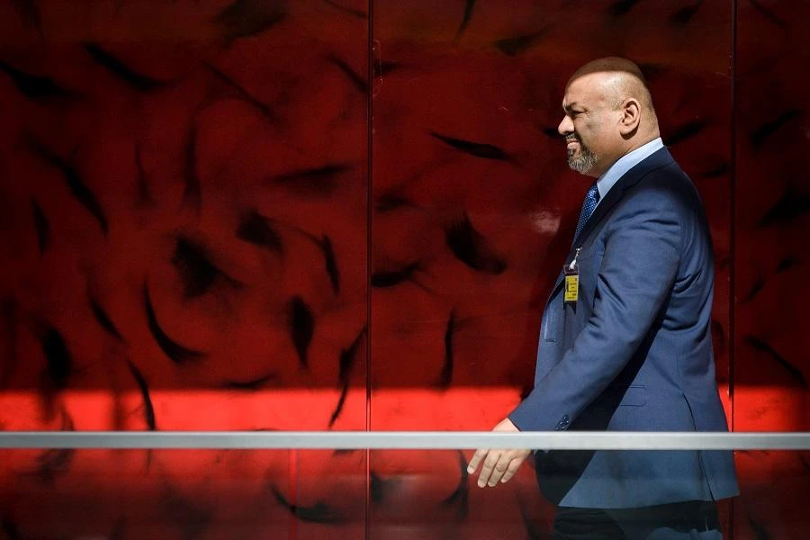 The departure of the delegation headed by Foreign Minister Khaled Al-Yamani followed the arrival in Sweden of the militia negotiating team. (File/AFP)