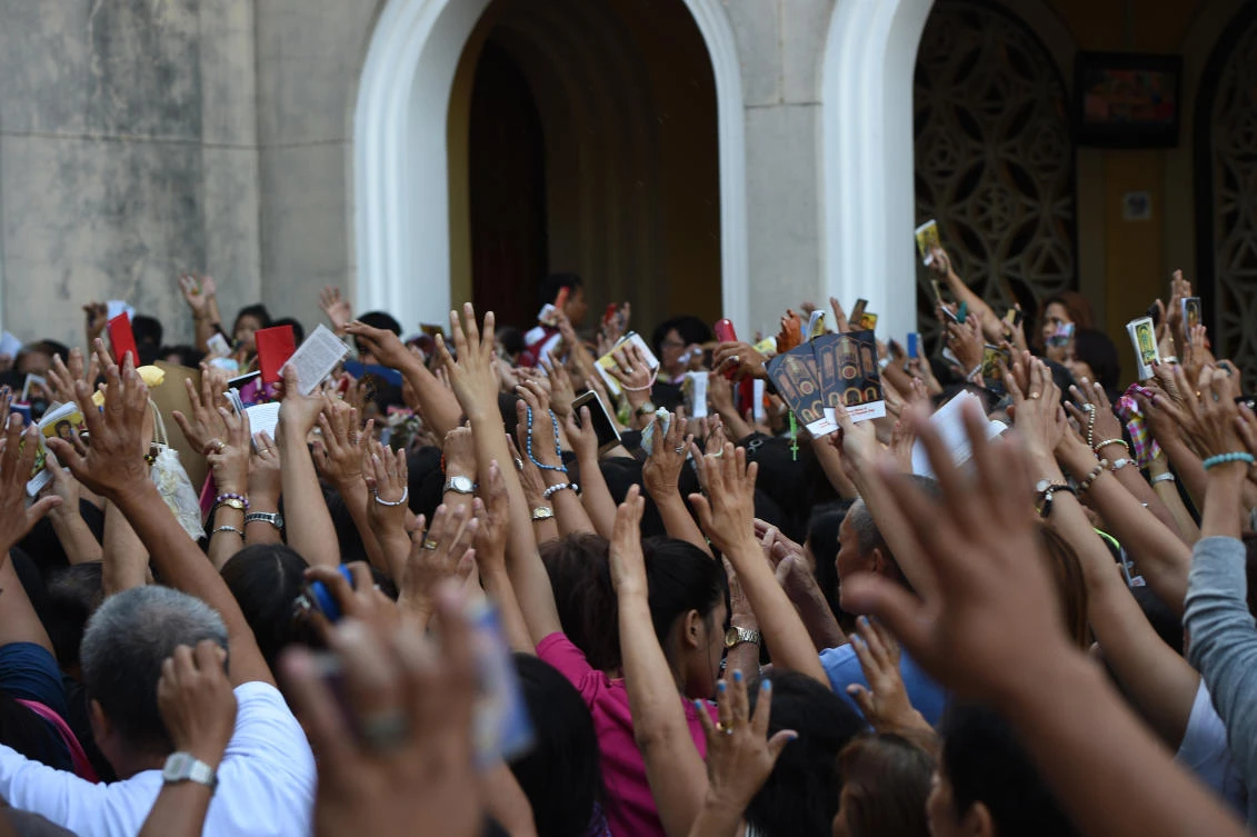 The priest was arrested in a church in Naval town in the island province of Biliran. (File/AFP)