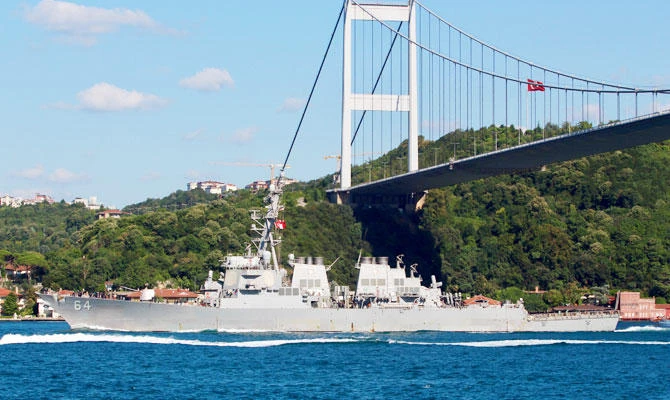 Ankara considers opening of straits to US warship