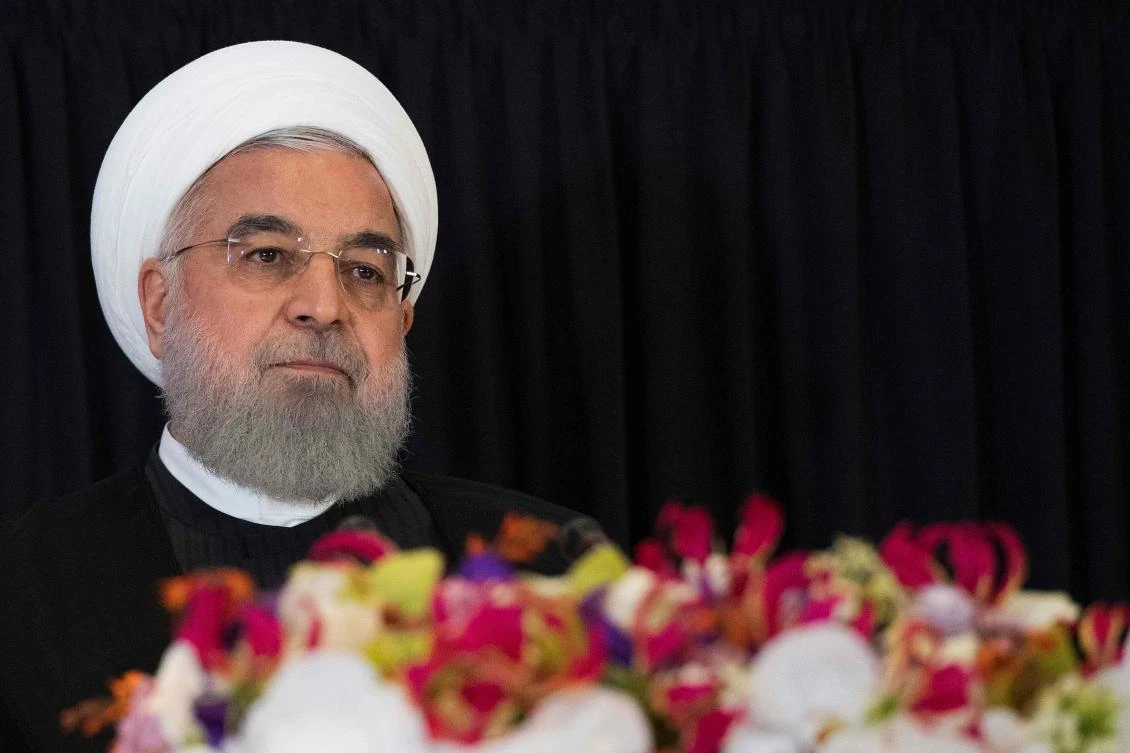 Rouhani said there could be a “deluge” of drugs, refugees and attacks on the West if reimposed sanctions by the US weaken Iran's ability to contain these issues. (File/AFP)