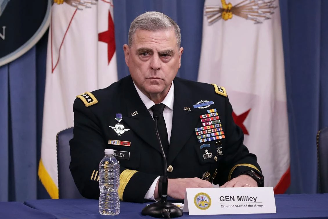 US Army Chief of Staff General Mark Milley announces that Austin, Texas, will be the new headquarters for the Army Futures Command during a news conference at the Pentagon in Washington, DC. (AFP/File Photo)