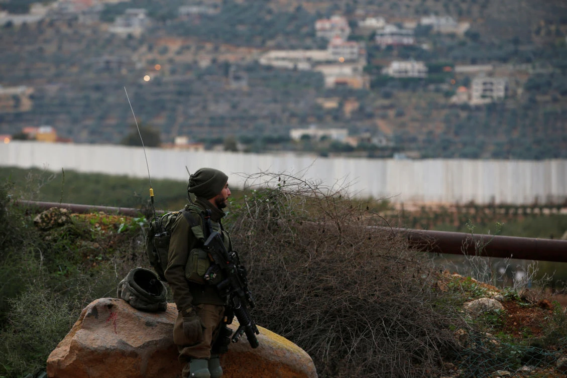 An Israeli soldier guards near the border with Lebanon, the morning after the Israeli military said it had launched an operation to "expose and thwart" cross-border attack tunnels from Lebanon. (Reuters/File Photo)