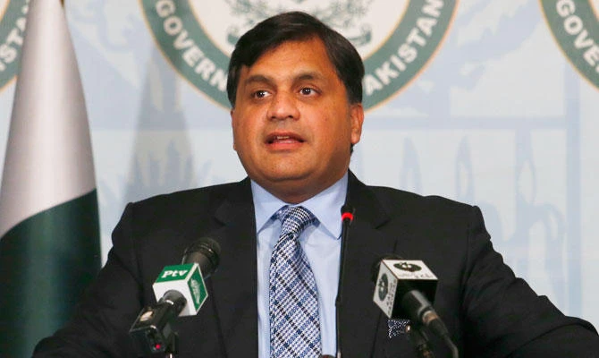 Pakistan’s Foreign Office Spokesman Dr. Mohammad Faisal. (AP)