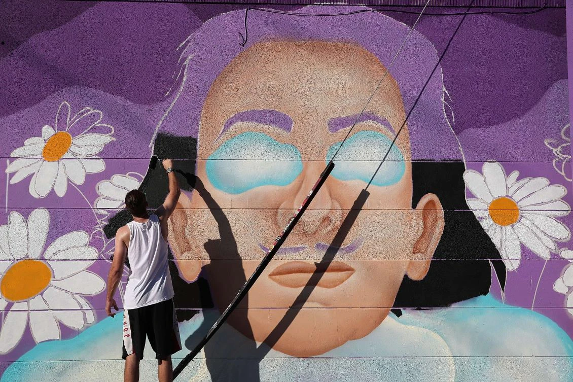 Artists and art lovers from around the world flock to the Miami area to visit Art Basel as well as the satellite galleries that pop up throughout the city during the week. (AFP)