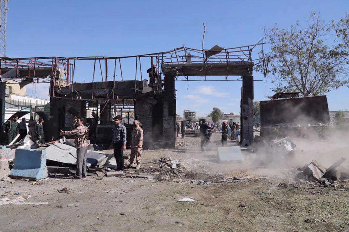 A suicide bomber killed at least two people outside the police headquarters in the port city of Chabahar in restive southeastern Iran, according to a revised official toll. (AFP)