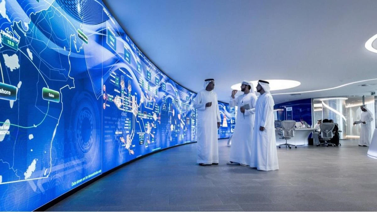 The Abu Dhabi National Oil Company said Sunday it is collaborating with IBM over a Blockchain-based system for oil and gas production transactions. (ADNOC)