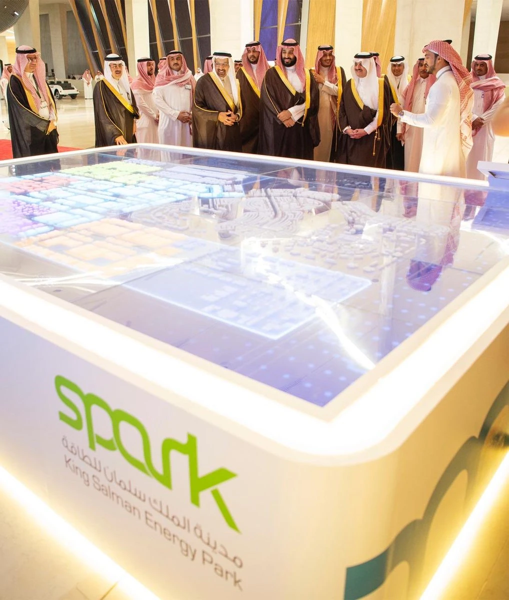 Saudi Arabia’s Crown Prince Mohammed bin Salman inaugurated the King Salman Energy Park (SPARK) that will transform the Kingdom into a pioneering industrial power. (SPA)