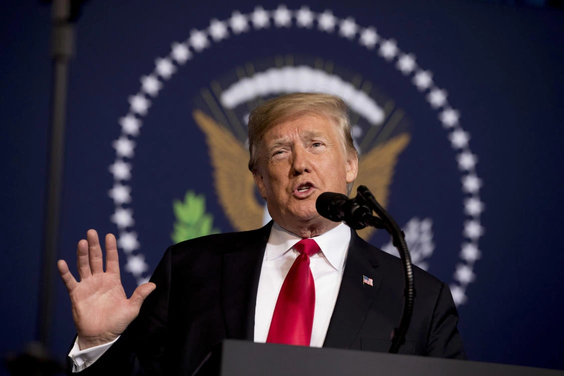 US President Donald Trump is considering at least four people to serve as his next chief of staff. (AP)