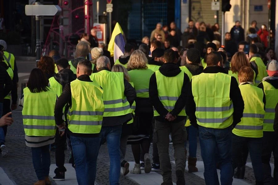 The yellow vests worn by French protesters have become the symbol of the wave of demonstrations that began in November. (Shutterstock)