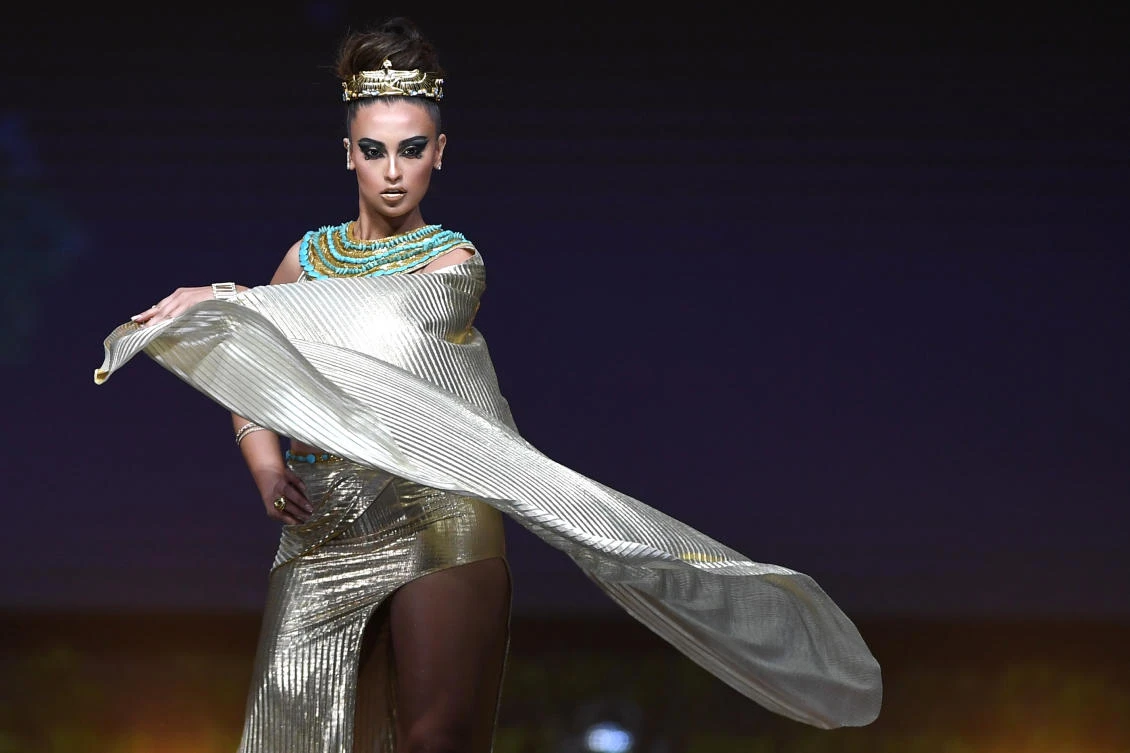 The Six: Arab beauty queens show off national costumes at the Miss Universe show