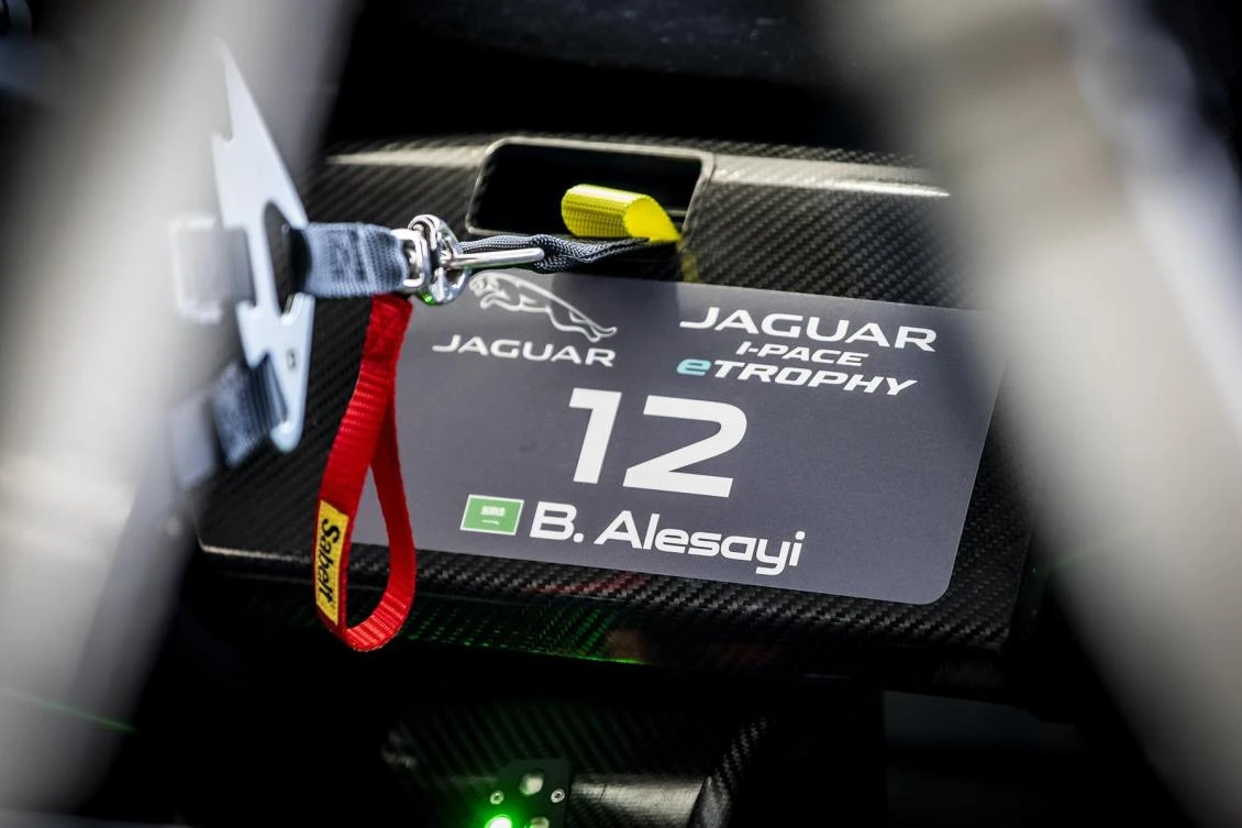 Ahmed Bin Khanen and Bandar Alesayi of the Saudi Racing team will take part in the Jaguar I-PACE eTROPHY. (Supplied)