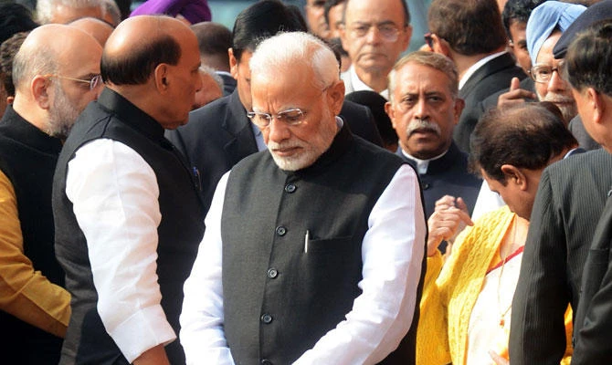 “We realize that rural distress and employment generation are the key issues and we are working on them,” said BJP spokesman Gopal Krishna Agarwal. (AFP)