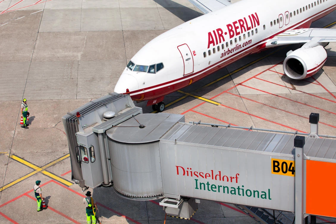 An AirBerlin Boeing 737 pictured in Dusseldorf. (Reuters)