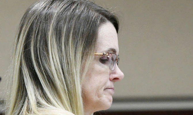 Denise Williams listens to witness testimonies during her trial Tuesday, Dec. 11, 2018 in Tallahassee, Fla. (AP)