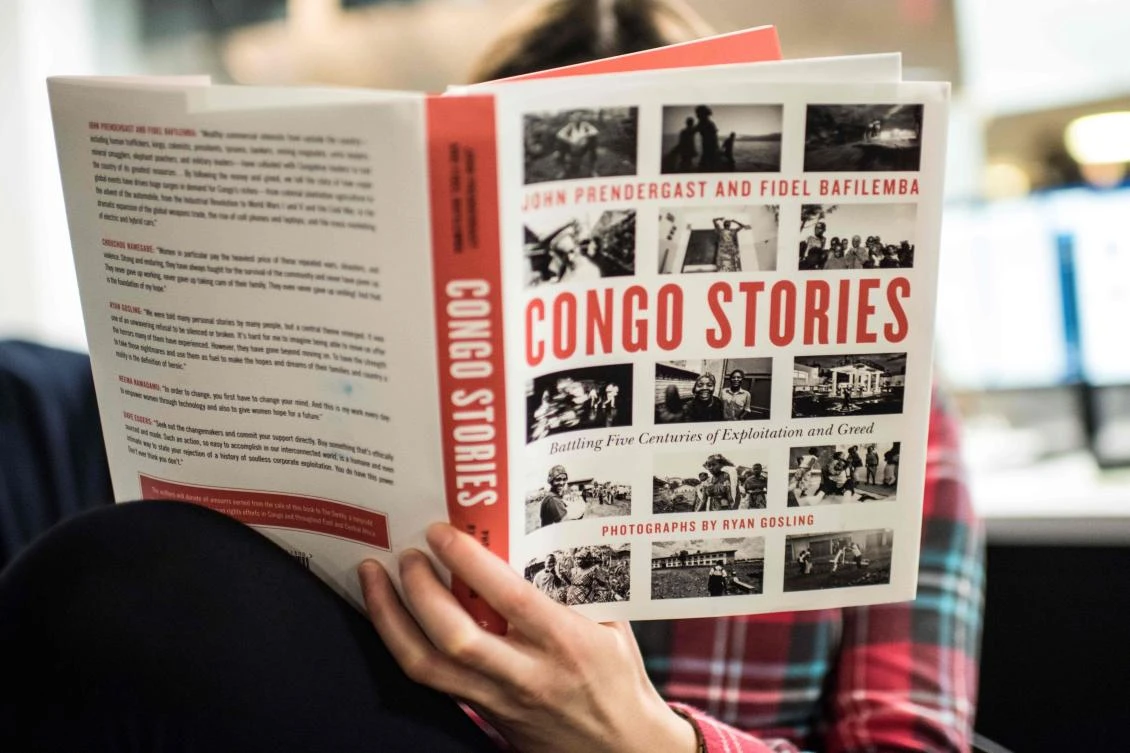 Gosling goes behind the camera for DRCongo book