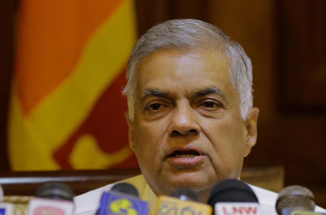 Ousted Ranil Wickremesinghe was replaced by Mahinda Rajapaksa who resigned amid the crisis. (File/AP)