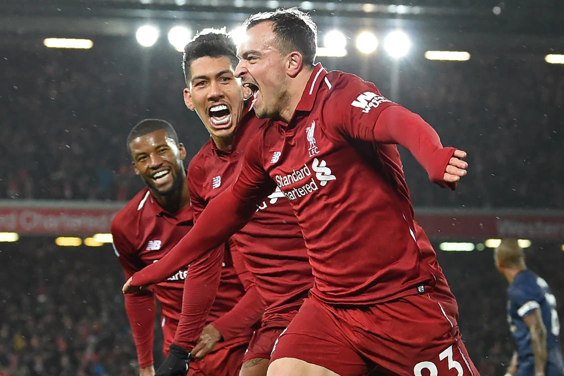 Liverpool return to top of the table with 3-1 win over arch-rivals Manchester United