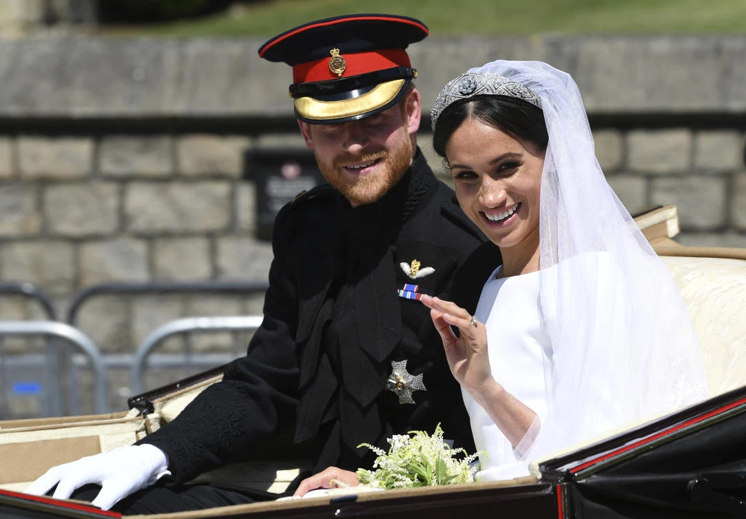 Harry, 34, and Meghan are expecting their first child in the spring of 2019. (File/AP)