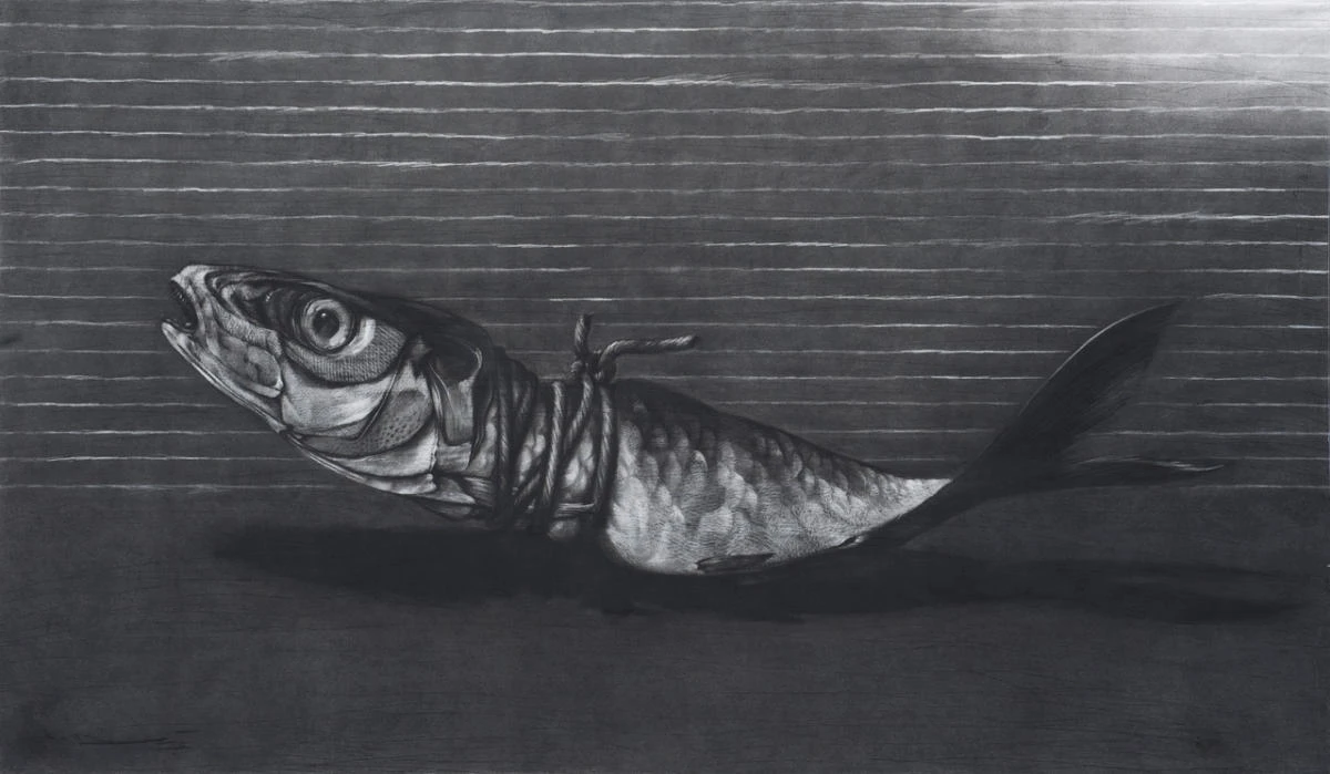 "Fish" by Youssef Abdelke. (Supplied)