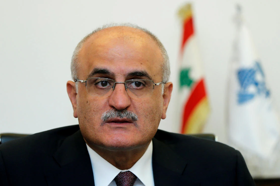 Lebanon's Caretaker Finance Minister Ali Hassan Khalil speaks during a meeting in Beirut, Lebanon June 19, 2018. (Reuters)