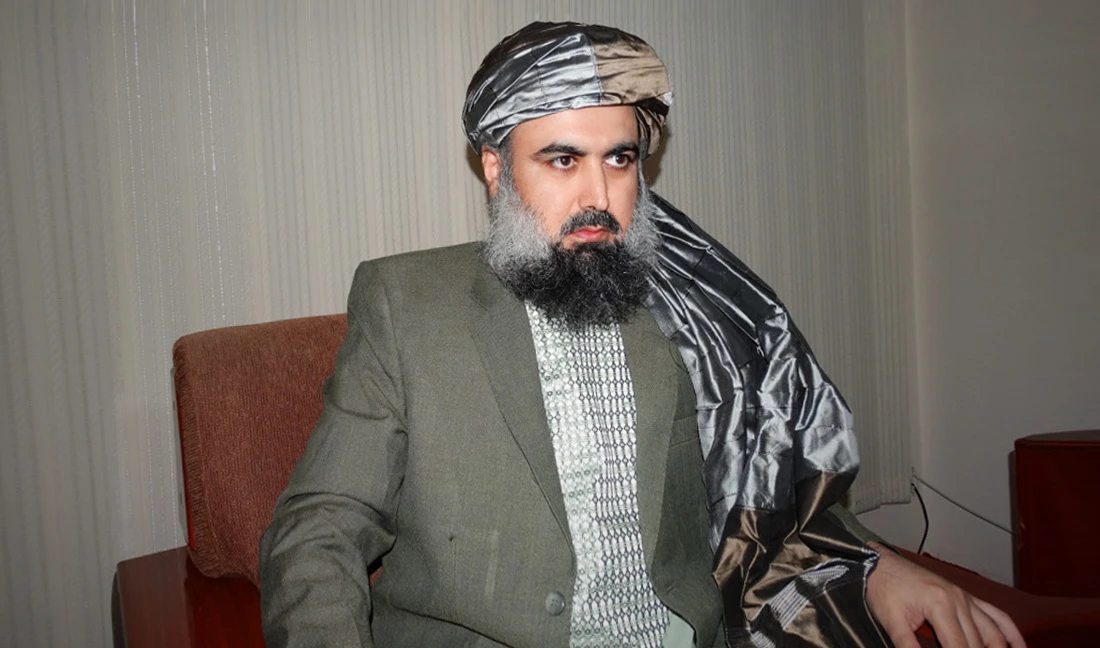 Seen here is former Taliban cabinet minister, Mullah Agha Jan Mutasim. Mutasim described the talks in the UAE as an important phase, reasoning that the process now enjoys support from Saudi Arabia, Pakistan, and the UAE. He also termed Pakistan’s participation in the talks and its role as important. (Photo courtesy: Mutasim’s website)