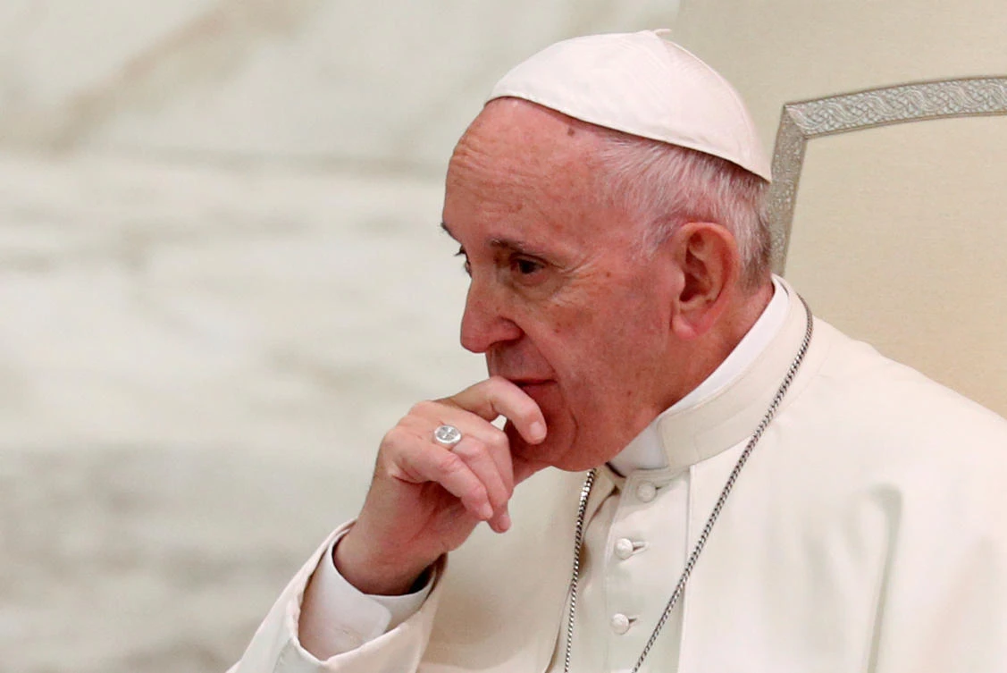 Pope Francis addressed the Roman Curia, the church’s governing body, at the Vatican. (File/Reuters)