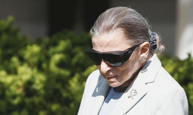 A court spokeswoman says US Supreme Court Justice Ruth Bader Ginsburg is recovering after she had two cancerous nodules removed from her lungs. (REUTERS)