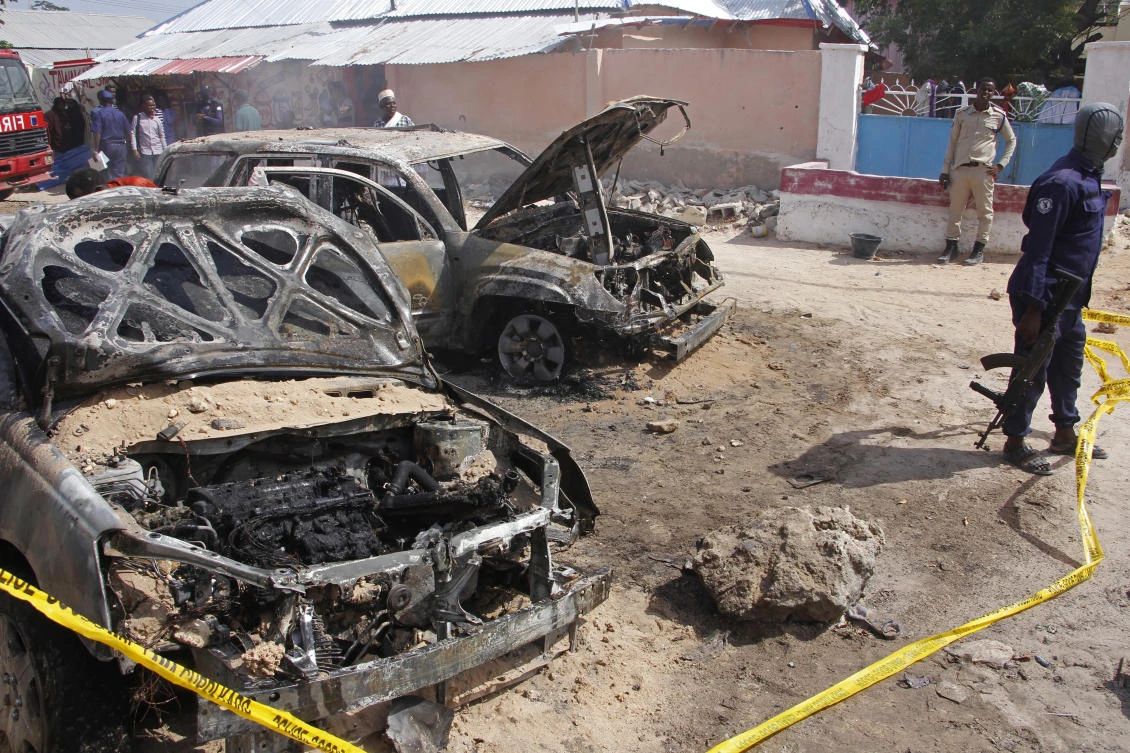 The checkpoint is also about 400 meters away from the president’s residence. (File/AP)