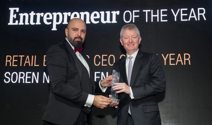 Soren Nikolajsen has been awarded ‘CEO of the Year in Retail Banking’ at the Enterprise Agility Awards, 2018 held in Dubai.
