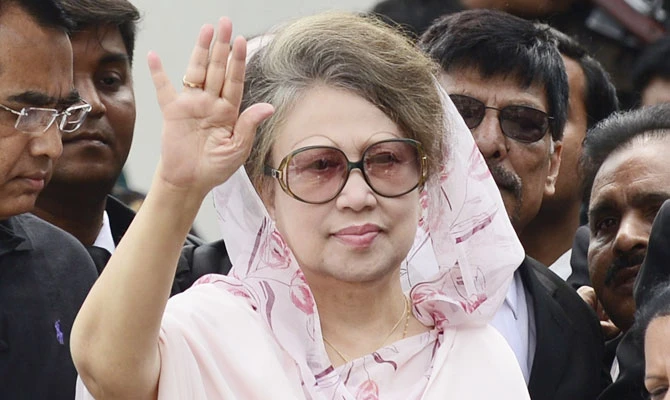 Former Bangladeshi prime minister and Bangladesh Nationalist Party (BNP) leader Khaleda Zia. (AFP)