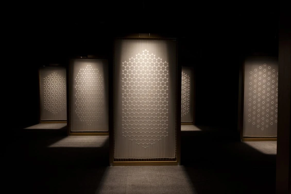 ‘Listen to My Words’ (2018) by Dana Awartani. (Photo courtesy: Maraya Art Center)