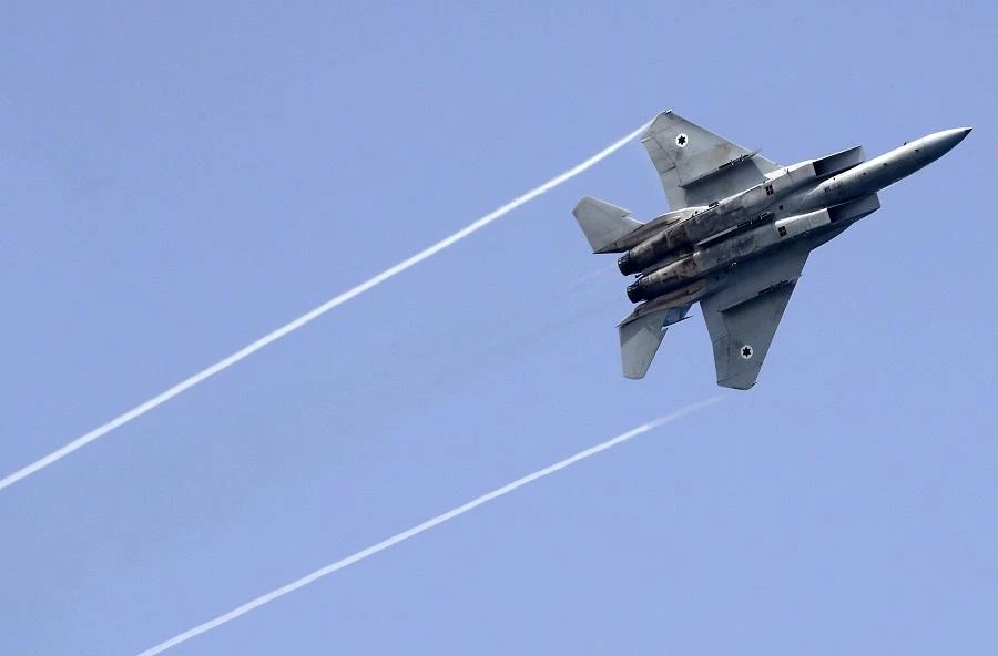The ministry, which did not specify which flights had been threatened, added that Syrian air defenses had destroyed 14 of 16 Israeli missiles launched. (File/AFP)