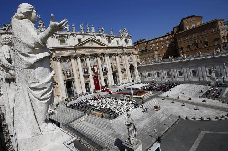 General view of St.Peter's square in the Vatican City, May 17, 2015. (Reuters)