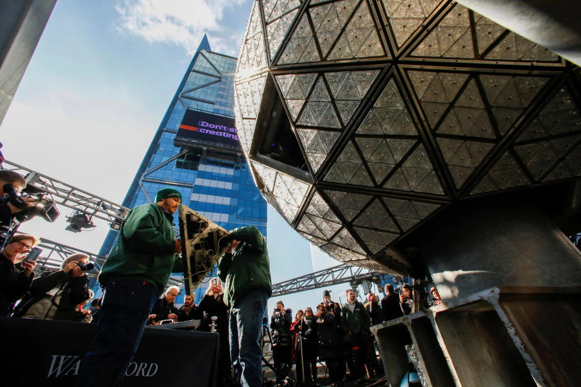 Times Square New Year’s Eve ball gets some new sparkle