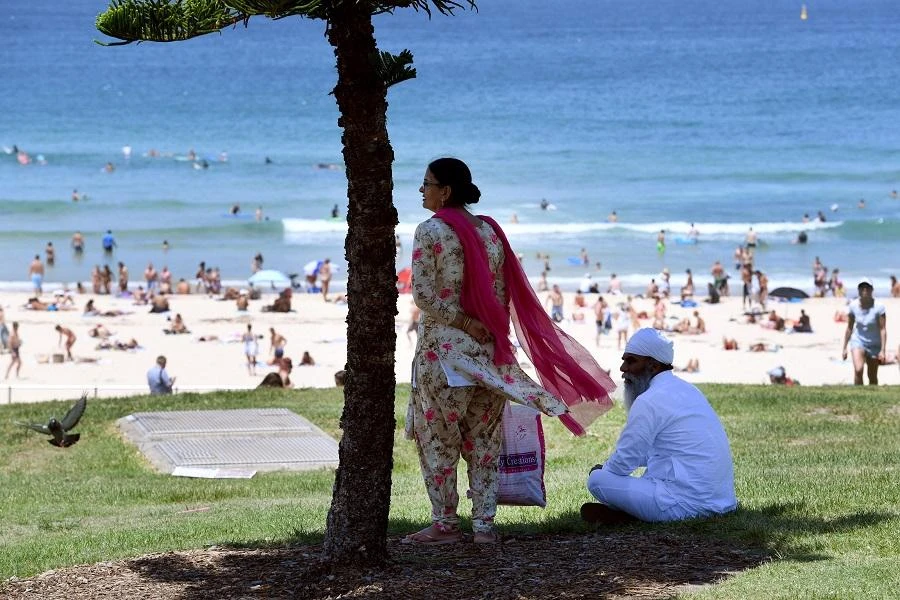 The bureau’s “extreme heatwave” warning included Australia’s most populous city, Sydney, but sea-side cities including Hobart, Adelaide and Melbourne were cooled by sea breezes. (File/AFP)