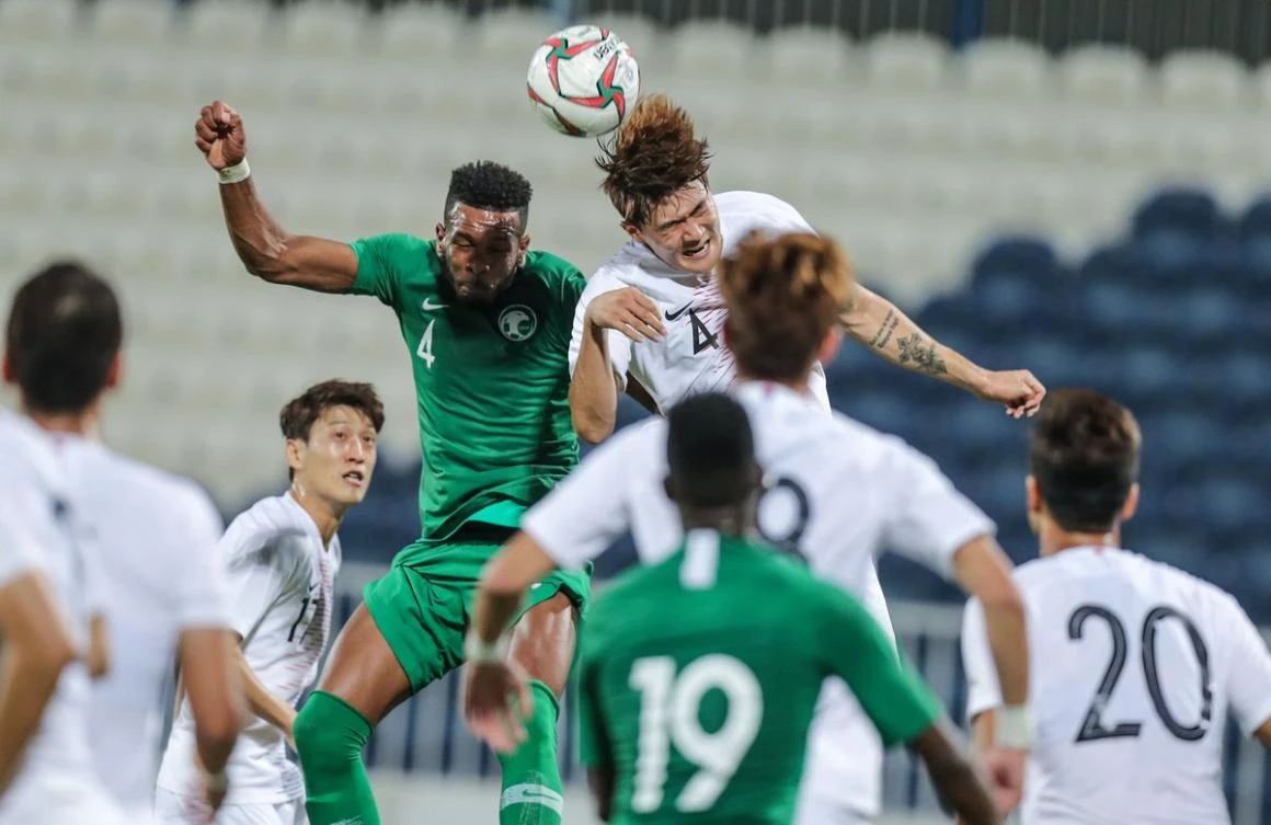 Juan Antonio Pizzi was pleased with his side’s performance after Saudi Arabia eked out a draw against South Korea. (Twitter: @SaudiNT)