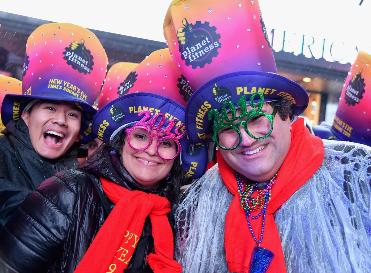 About a million people are expected Monday in New York’s Times Square where revelers since 1907 ring in the New Year watching a giant ball slide slowly down a pole. (AFP)