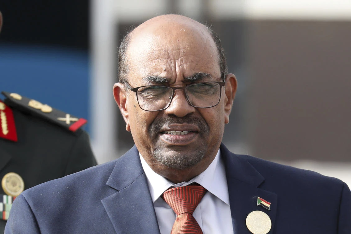 In this July 2, 2018 file photo, Sudanese President Omar al-Bashir leaves the African Union summit, in Nouakchott, Mauritania. (AP)