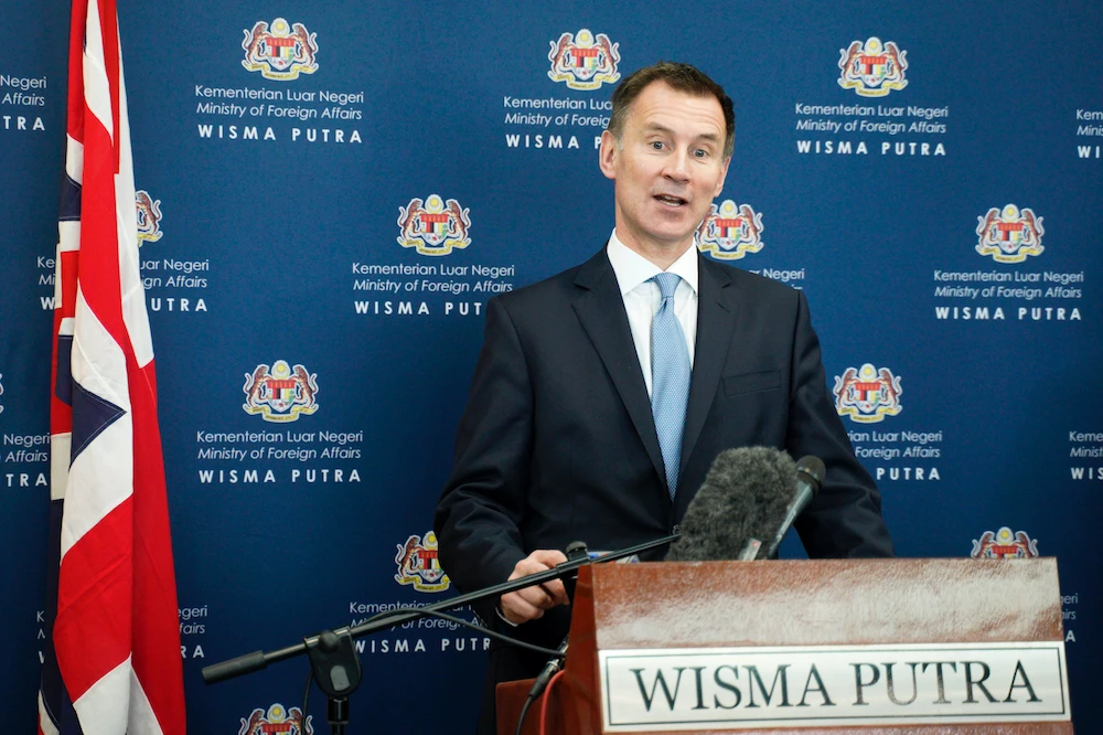 UK foreign minister Hunt: Syria's Assad will be around for a while