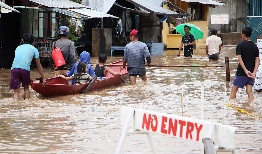 The storm affected 308,451 people in Bicol and Eastern Visayas. (AFP)