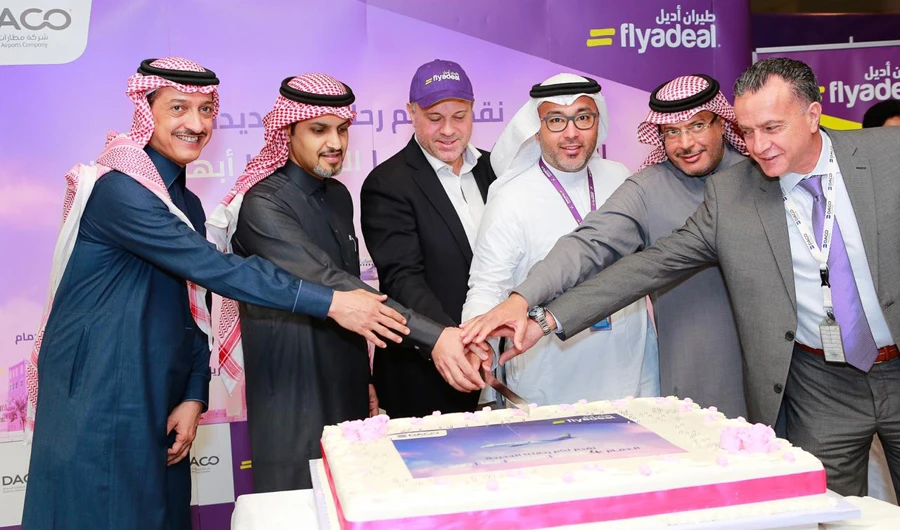 To commemorate the launch, a ceremony was held at the departure lounge of King Fahd International Airport in Dammam.