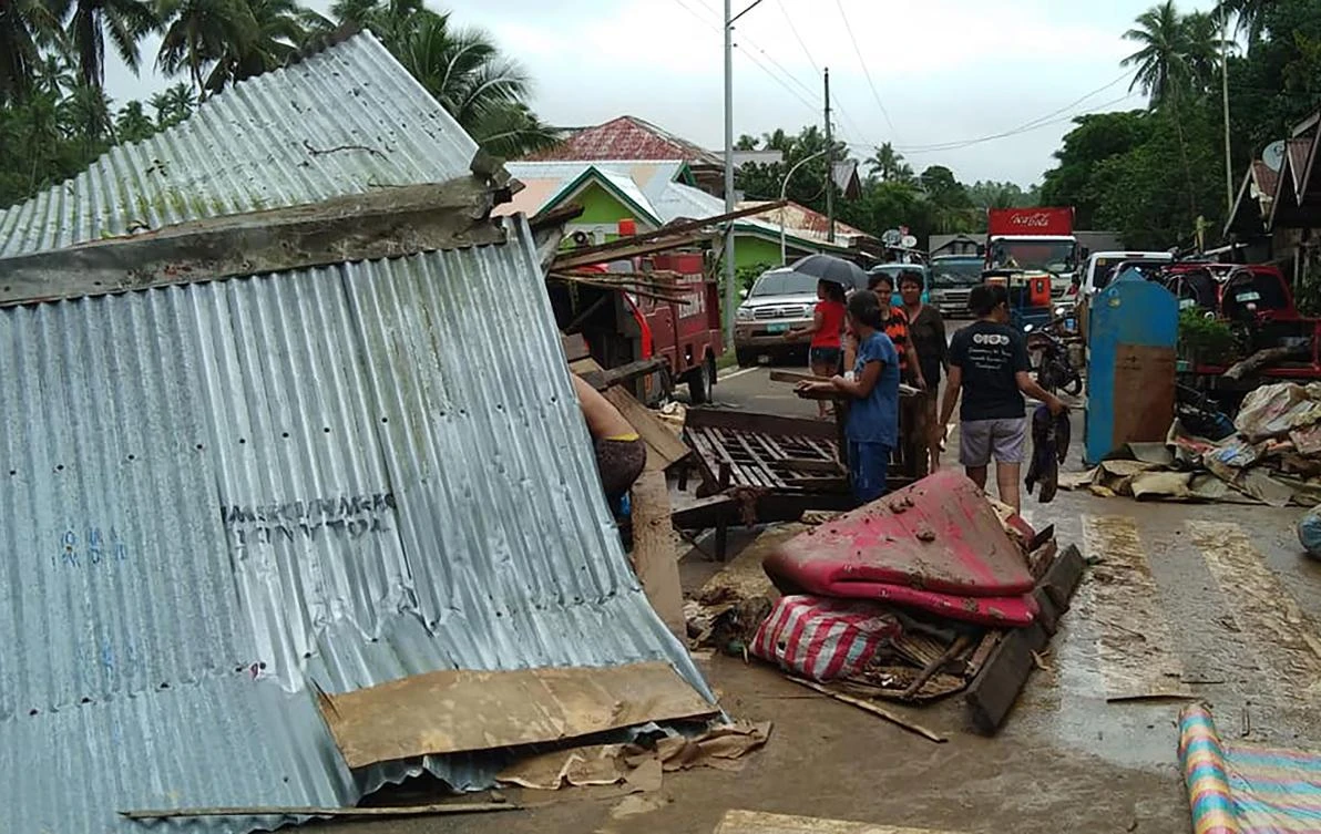 The storm hit central and eastern Philippine islands on December 29 and caused massive flooding and landslides. (AFP)