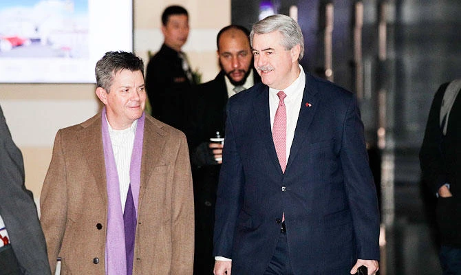 US negotiators in Beijing for trade war talks